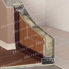 Входная дверь "Колизей" махагон