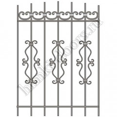 Решетка на окно кованая 11