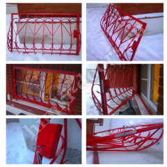 Решетка на окно дутая 2.