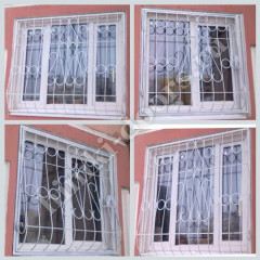 Решетка на окно дутая 6.